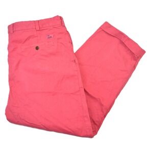 Brooks Brothers Thompson‎ Chinos Flat Front Cotton Pink Pants Mens W40 L30
